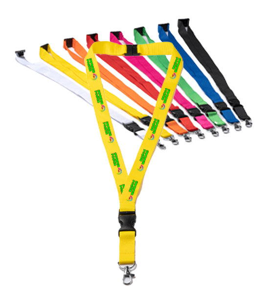 Lanyards de Tela Pack 100uds Impresión DTF